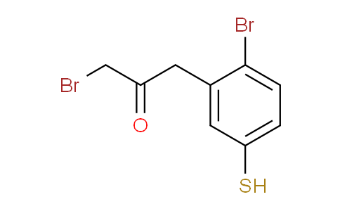 AS21966 | 1-Bromo-3-(2-bromo-5-mercaptophenyl)propan-2-one