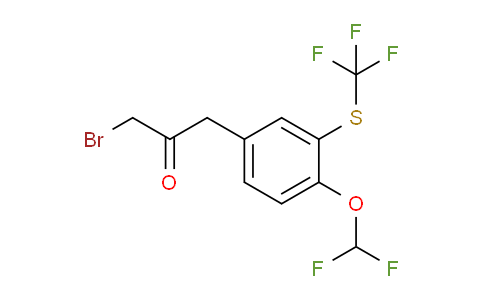AS21971 | 1-Bromo-3-(4-(difluoromethoxy)-3-(trifluoromethylthio)phenyl)propan-2-one