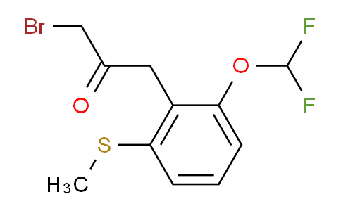 AS21980 | 3-Bromo-1-(2-(difluoromethoxy)-6-(methylthio)phenyl)propan-2-one
