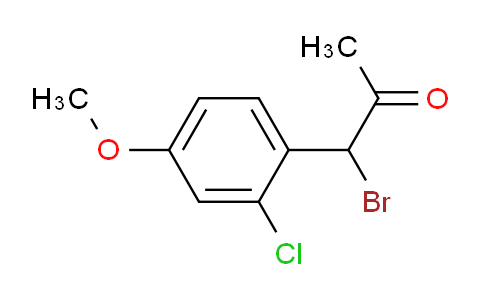 AS21989 | 1-Bromo-1-(2-chloro-4-methoxyphenyl)propan-2-one
