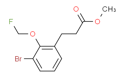 AS21999 | Methyl 3-(3-bromo-2-(fluoromethoxy)phenyl)propanoate