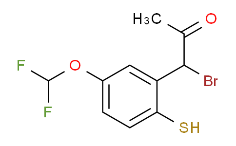 AS22001 | 1-Bromo-1-(5-(difluoromethoxy)-2-mercaptophenyl)propan-2-one