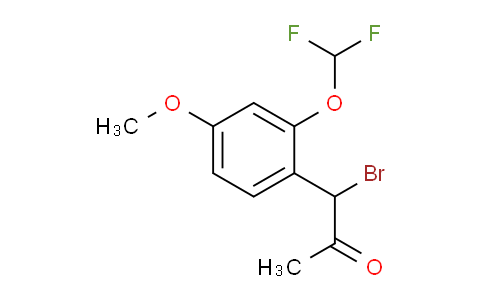 AS22003 | 1-Bromo-1-(2-(difluoromethoxy)-4-methoxyphenyl)propan-2-one