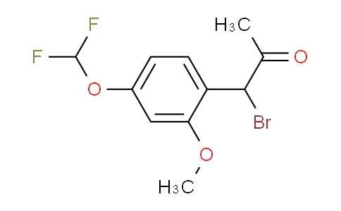 AS22004 | 1-Bromo-1-(4-(difluoromethoxy)-2-methoxyphenyl)propan-2-one