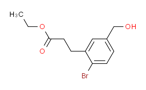 AS22007 | Ethyl 3-(2-bromo-5-(hydroxymethyl)phenyl)propanoate