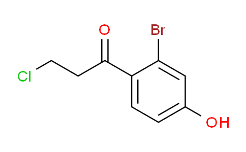 AS22021 | 1-(2-Bromo-4-hydroxyphenyl)-3-chloropropan-1-one
