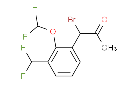 AS22025 | 1-Bromo-1-(2-(difluoromethoxy)-3-(difluoromethyl)phenyl)propan-2-one