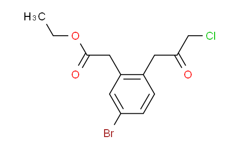 AS22040 | Ethyl 5-bromo-2-(3-chloro-2-oxopropyl)phenylacetate