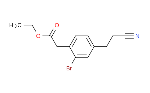 AS22042 | Ethyl 2-bromo-4-(2-cyanoethyl)phenylacetate