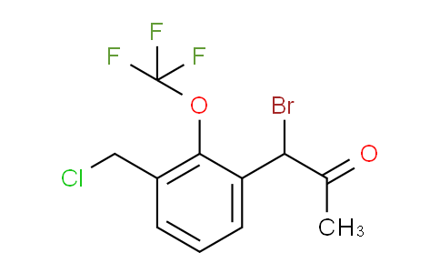 AS22059 | 1-Bromo-1-(3-(chloromethyl)-2-(trifluoromethoxy)phenyl)propan-2-one