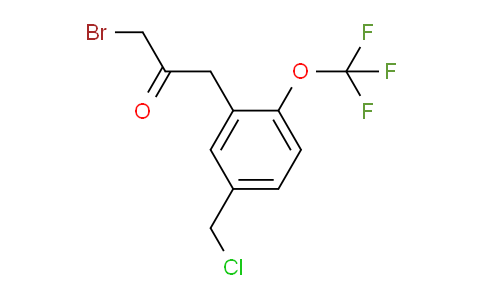 AS22060 | 1-Bromo-3-(5-(chloromethyl)-2-(trifluoromethoxy)phenyl)propan-2-one