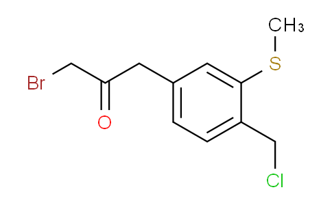 AS22071 | 3-Bromo-1-(4-(chloromethyl)-3-(methylthio)phenyl)propan-2-one