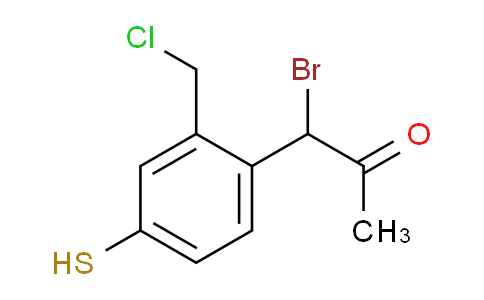 AS22074 | 1-Bromo-1-(2-(chloromethyl)-4-mercaptophenyl)propan-2-one