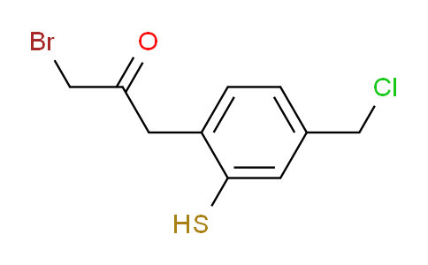 AS22076 | 1-Bromo-3-(4-(chloromethyl)-2-mercaptophenyl)propan-2-one