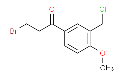AS22081 | 3-Bromo-1-(3-(chloromethyl)-4-methoxyphenyl)propan-1-one