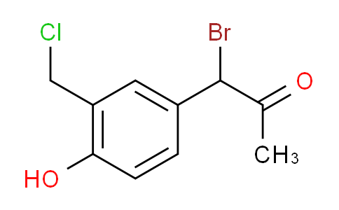 AS22091 | 1-Bromo-1-(3-(chloromethyl)-4-hydroxyphenyl)propan-2-one