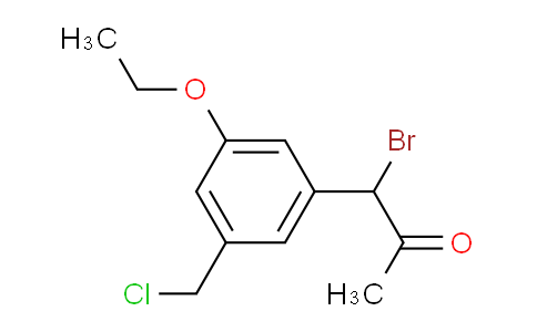 AS22095 | 1-Bromo-1-(3-(chloromethyl)-5-ethoxyphenyl)propan-2-one