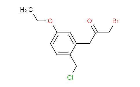 AS22097 | 1-Bromo-3-(2-(chloromethyl)-5-ethoxyphenyl)propan-2-one