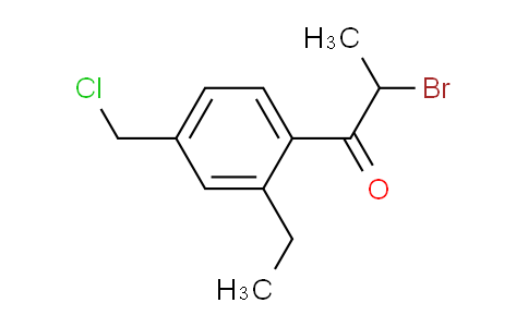 AS22099 | 2-Bromo-1-(4-(chloromethyl)-2-ethylphenyl)propan-1-one