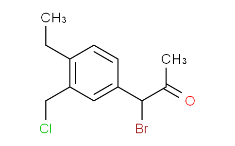 AS22102 | 1-Bromo-1-(3-(chloromethyl)-4-ethylphenyl)propan-2-one