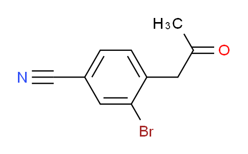 AS22110 | 1-(2-Bromo-4-cyanophenyl)propan-2-one