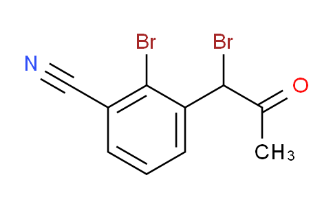 AS22111 | 1-(2-Bromo-3-cyanophenyl)-1-bromopropan-2-one