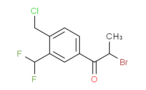AS22126 | 2-Bromo-1-(4-(chloromethyl)-3-(difluoromethyl)phenyl)propan-1-one