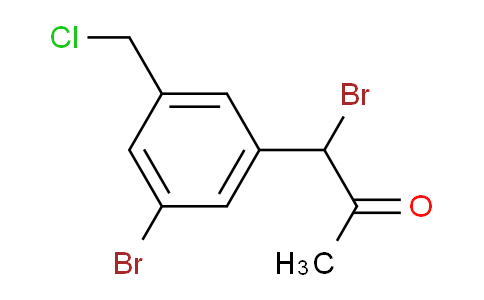 AS22127 | 1-Bromo-1-(3-bromo-5-(chloromethyl)phenyl)propan-2-one