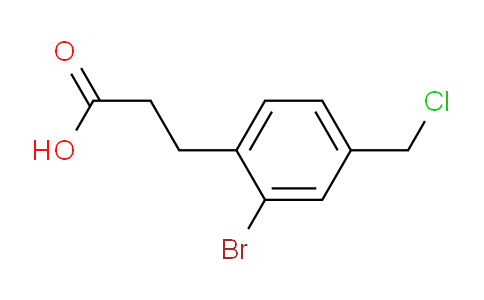 AS22128 | 3-(2-Bromo-4-(chloromethyl)phenyl)propanoic acid