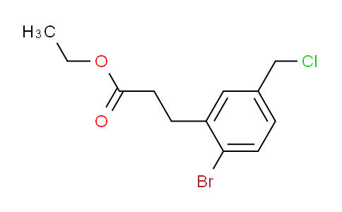 AS22136 | Ethyl 3-(2-bromo-5-(chloromethyl)phenyl)propanoate