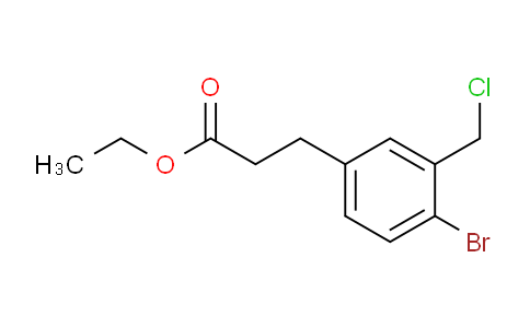 AS22138 | Ethyl 3-(4-bromo-3-(chloromethyl)phenyl)propanoate