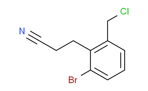 AS22140 | 3-(2-Bromo-6-(chloromethyl)phenyl)propanenitrile