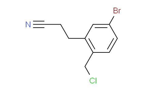AS22141 | 3-(5-bromo-2-(clorometil)fenil)propanonitrile