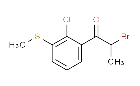 AS22147 | 2-Bromo-1-(2-chloro-3-(methylthio)phenyl)propan-1-one