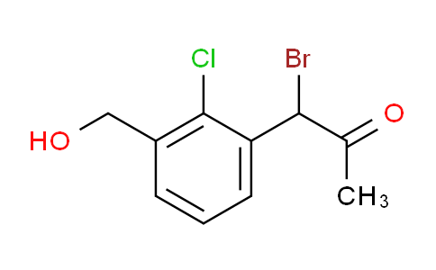AS22153 | 1-Bromo-1-(2-chloro-3-(hydroxymethyl)phenyl)propan-2-one