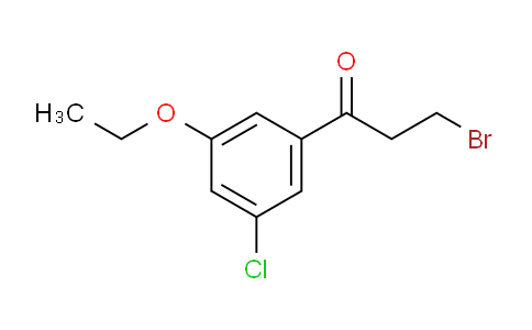 AS22184 | 3-Bromo-1-(3-chloro-5-ethoxyphenyl)propan-1-one