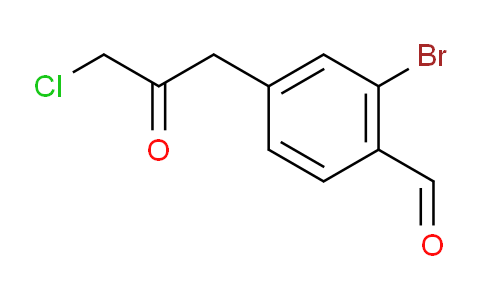 AS22204 | 2-Bromo-4-(3-chloro-2-oxopropyl)benzaldehyde