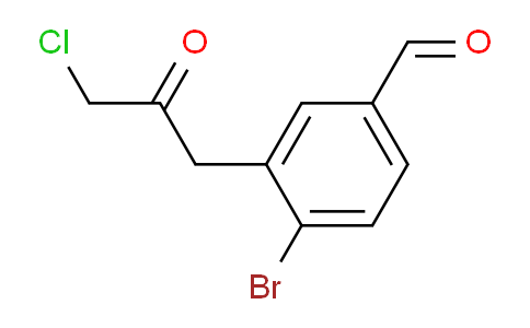 AS22205 | 4-Bromo-3-(3-chloro-2-oxopropyl)benzaldehyde