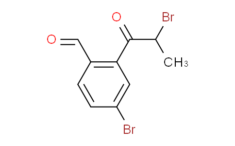 AS22221 | 4-Bromo-2-(2-bromopropanoyl)benzaldehyde