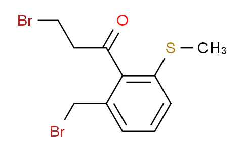 AS22261 | 3-Bromo-1-(2-(bromomethyl)-6-(methylthio)phenyl)propan-1-one