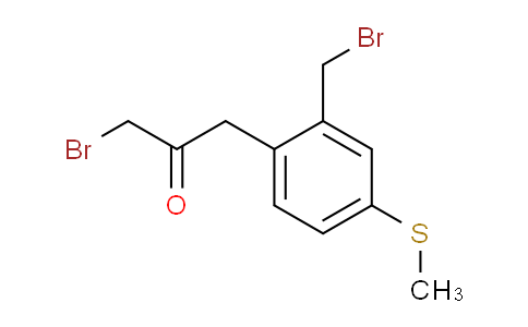 AS22264 | 1-Bromo-3-(2-(bromomethyl)-4-(methylthio)phenyl)propan-2-one