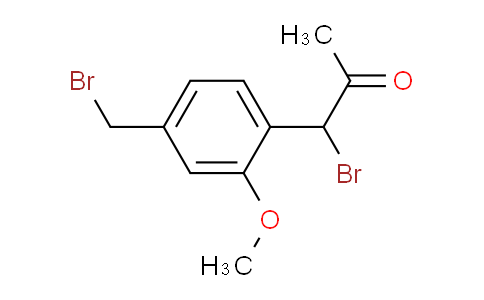 AS22273 | 1-Bromo-1-(4-(bromomethyl)-2-methoxyphenyl)propan-2-one