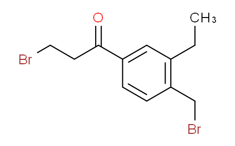 AS22299 | 3-Bromo-1-(4-(bromomethyl)-3-ethylphenyl)propan-1-one