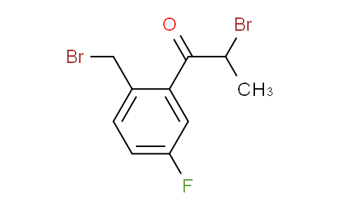 AS22304 | 2-Bromo-1-(2-(bromomethyl)-5-fluorophenyl)propan-1-one