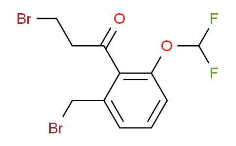 AS22305 | 3-Bromo-1-(2-(bromomethyl)-6-(difluoromethoxy)phenyl)propan-1-one