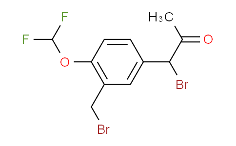 AS22307 | 1-Bromo-1-(3-(bromomethyl)-4-(difluoromethoxy)phenyl)propan-2-one