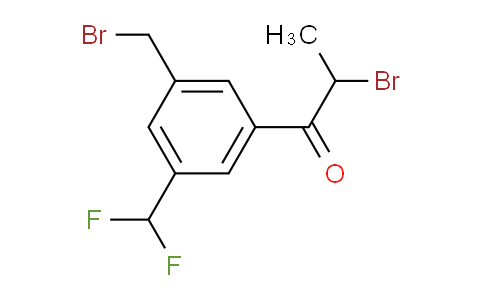 AS22312 | 2-Bromo-1-(3-(bromomethyl)-5-(difluoromethyl)phenyl)propan-1-one