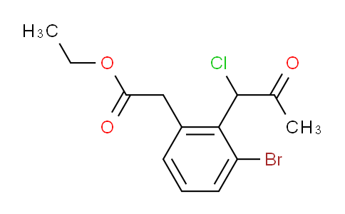 AS22320 | Ethyl 3-bromo-2-(1-chloro-2-oxopropyl)phenylacetate