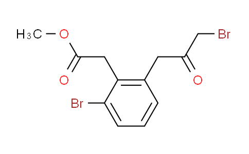 AS22335 | Methyl 2-bromo-6-(3-bromo-2-oxopropyl)phenylacetate