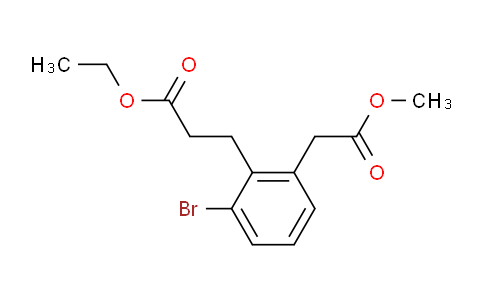 AS22339 | Methyl 3-bromo-2-(3-ethoxy-3-oxopropyl)phenylacetate